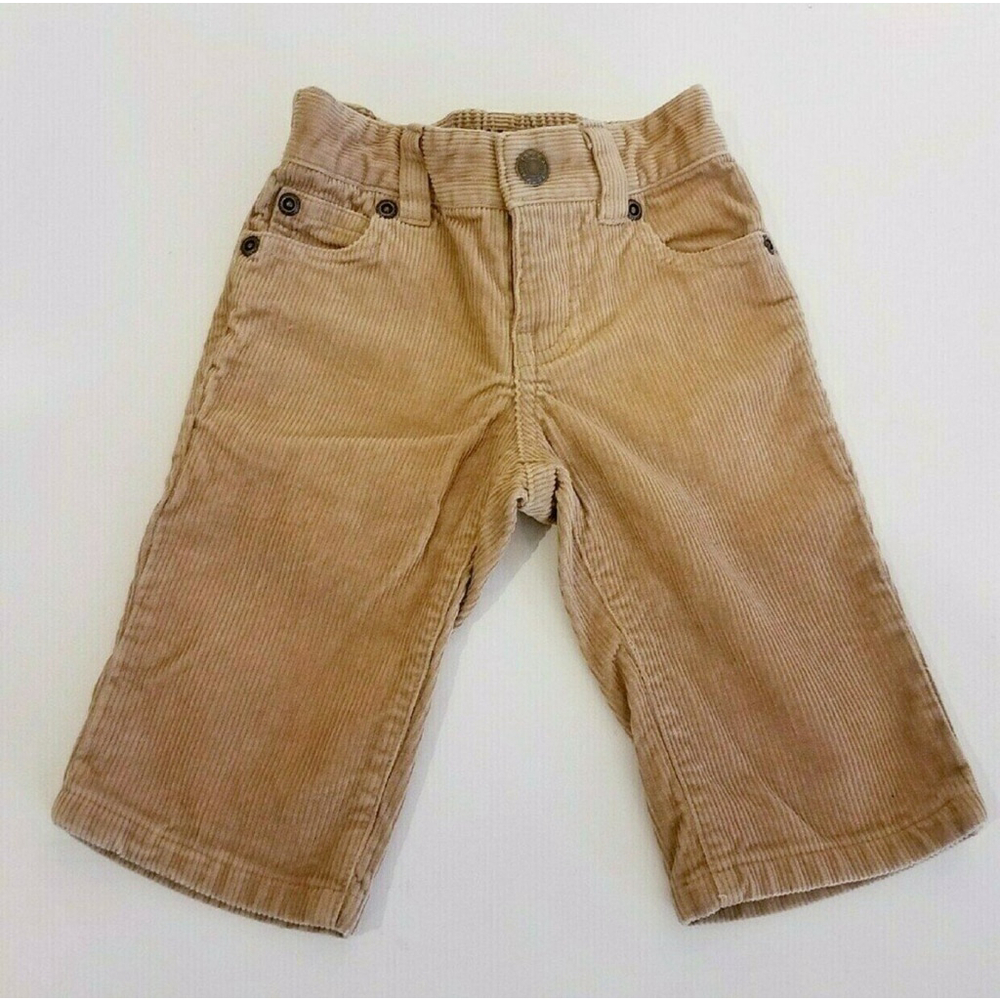 Janie & Jack Camel Retro Corduroy Pants 3-6M